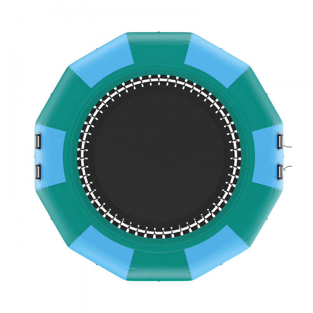 ZT12FTBG-US/EU - 12ft VEVOR Inflatable Water Bouncer for Lakes & Pools
