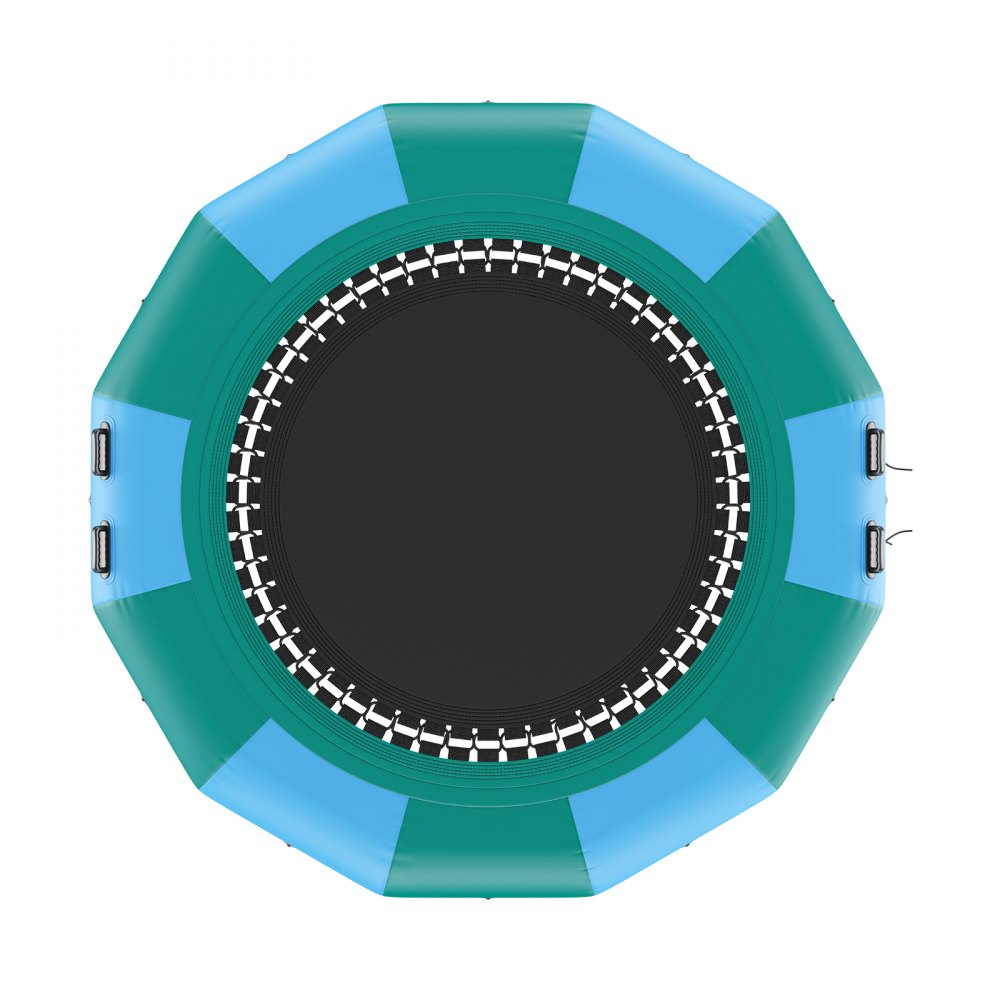 ZT12FTBG-US/EU - 12ft VEVOR Inflatable Water Bouncer for Lakes & Pools