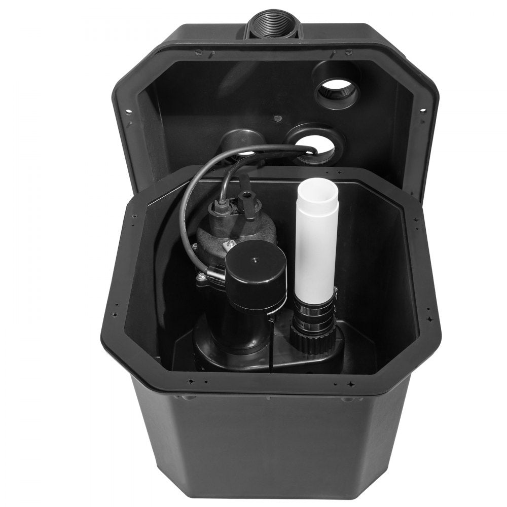 ZX30023 - Efficient Utility Sink Pump for Basements, 1/3 HP, 2900 GPH