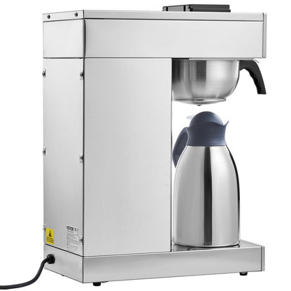 RV-386-B - 12-Cup Commercial Coffee Maker with Thermal Carafe, Quick Brew