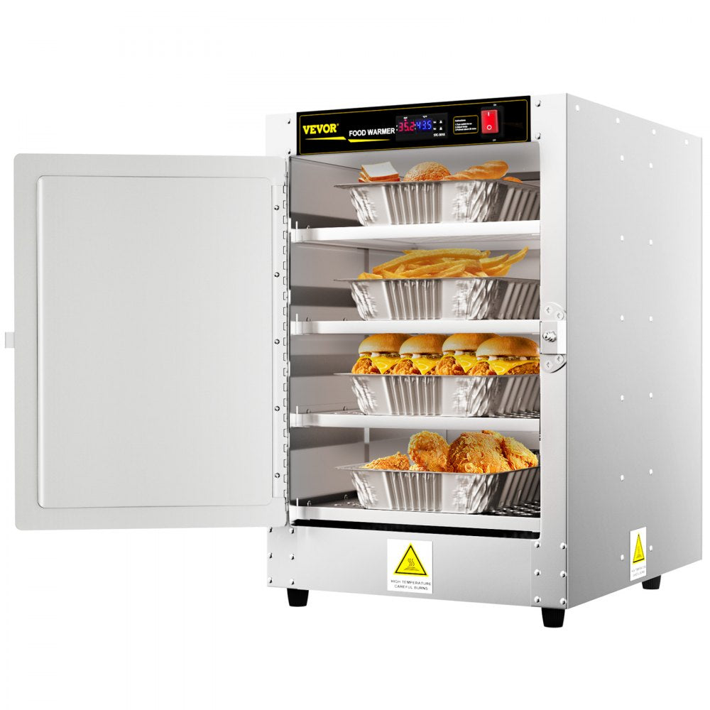 FWHB-162224 - Durable Aluminum Food Warmer with 4 Stainless Steel Trays