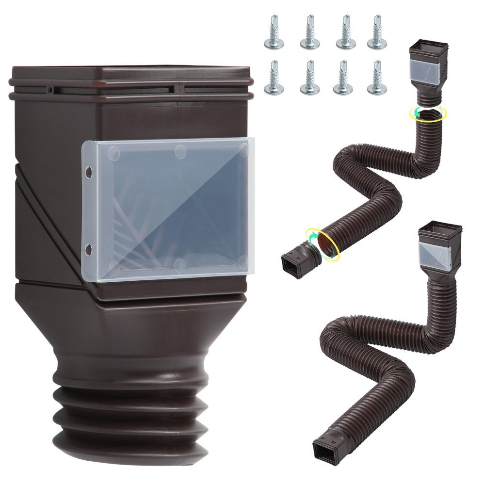 HC3003G2 - Flexible Downspout Extender 22-63" for Effective Water Drainage