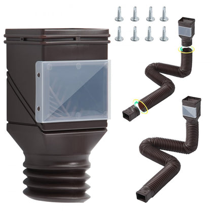 HC3003G2 - Flexible Downspout Extender 22-63" for Effective Water Drainage