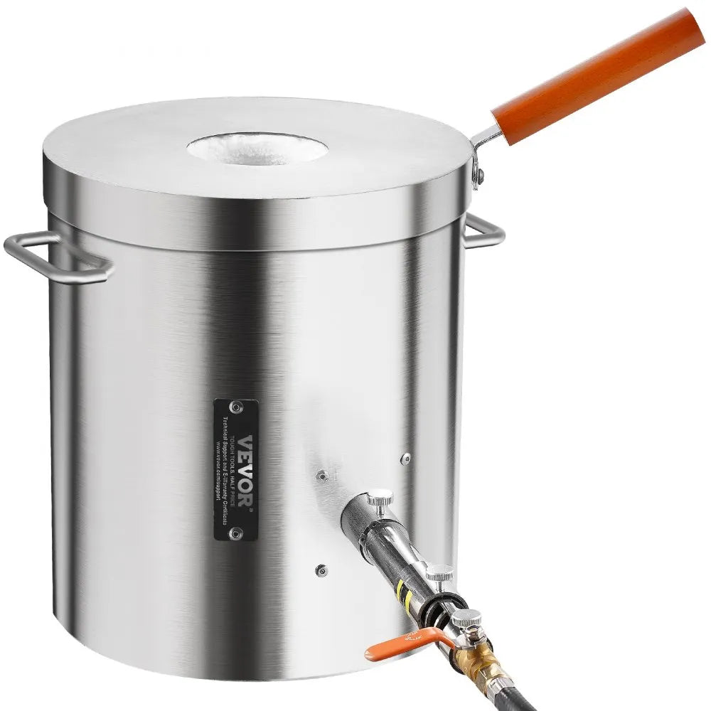 JH8KGA - VEVOR 2500℉ Propane Melting Furnace, Durable Stainless Steel Design