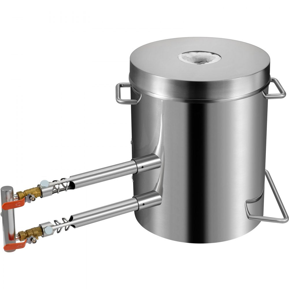 JHRJS12KG02A - Portable 12KG Propane Melting Furnace with Double Burners