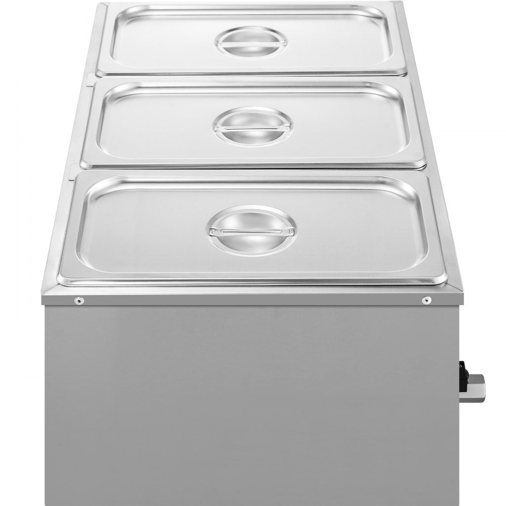 XTC3C - 16Qt Stainless Steel Electric Food Warmer for Buffets and Catering