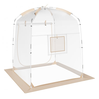 120970 - 50" VEVOR Clear PVC Sports Tent for 1 Person, Waterproof & Portable