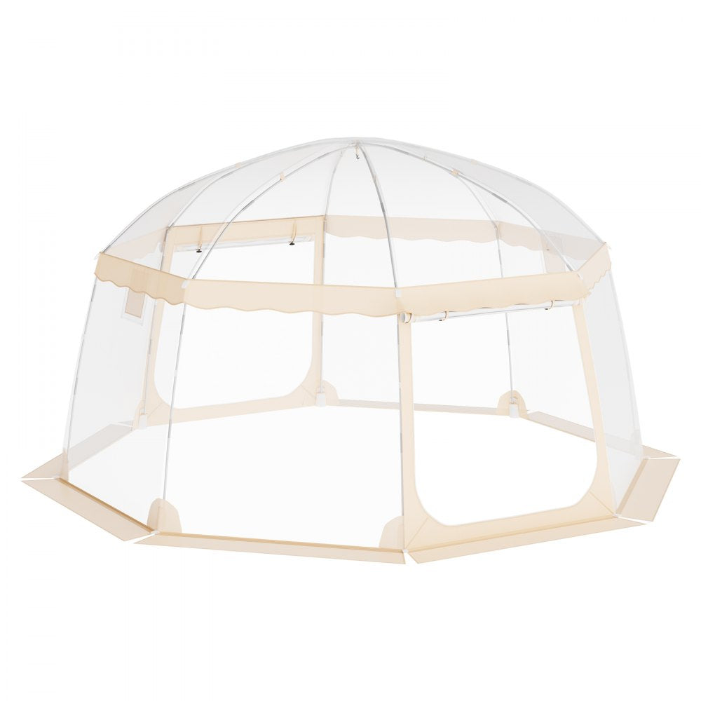 120974 - 15x15 ft Waterproof PVC Sports Tent for 12-15 People