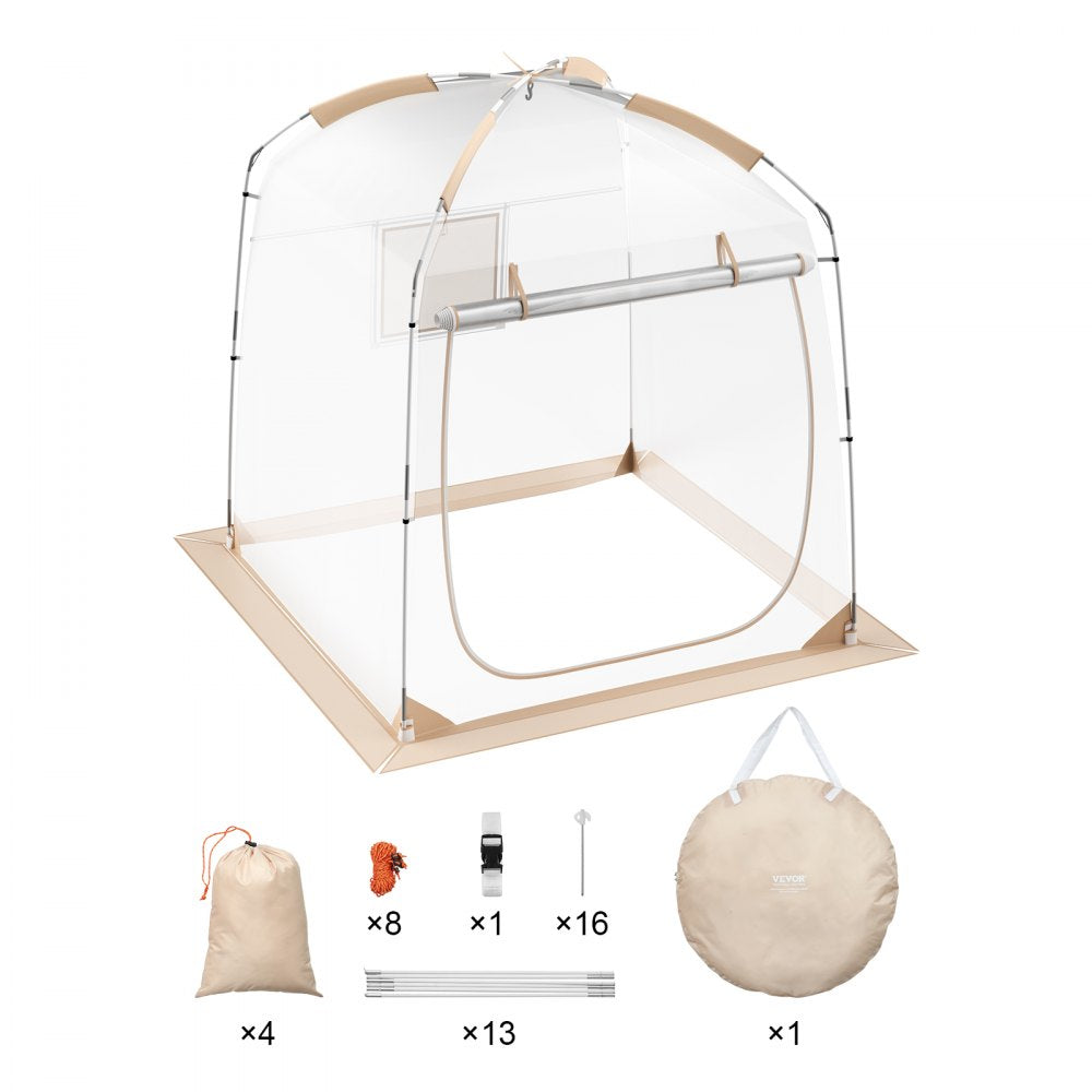 120971 - 72" VEVOR Sports Tent for 2-4 People, Weatherproof & Portable