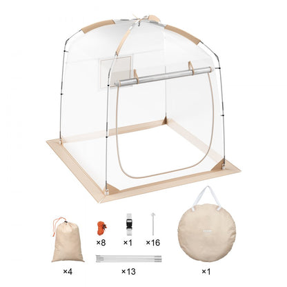 120971 - 72" VEVOR Sports Tent for 2-4 People, Weatherproof & Portable