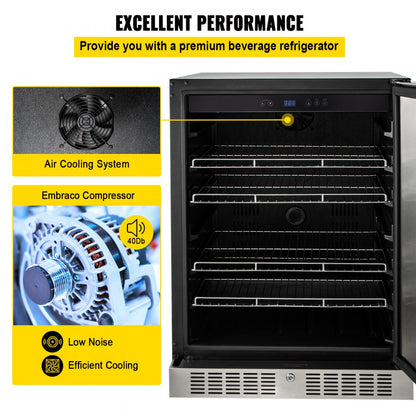 010309731878 - 5.3 cu.ft. Stainless Steel Built-in Beverage Cooler
