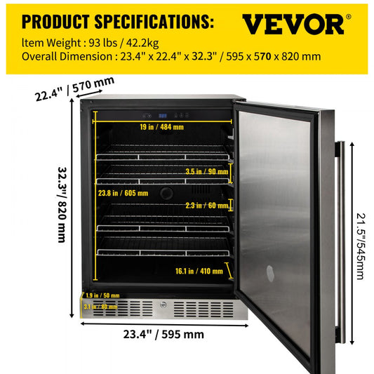 010309731878 - 5.3 cu.ft. Stainless Steel Built-in Beverage Cooler