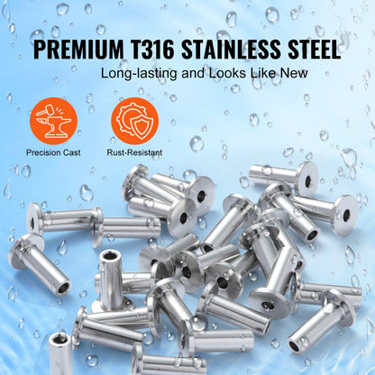 YXHF-W046-1/8"-81 - T316 Stainless Steel Protector Sleeves for Outdoor Railings