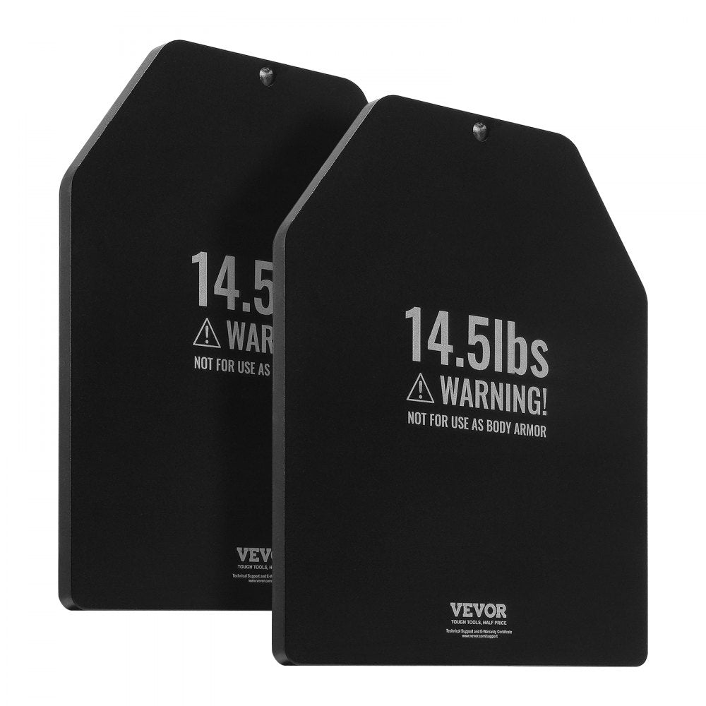 JSPB-14.5LB - Durable 14.5 lb Weight Vest Plates, 12.2x10x0.5 in Secure Fit