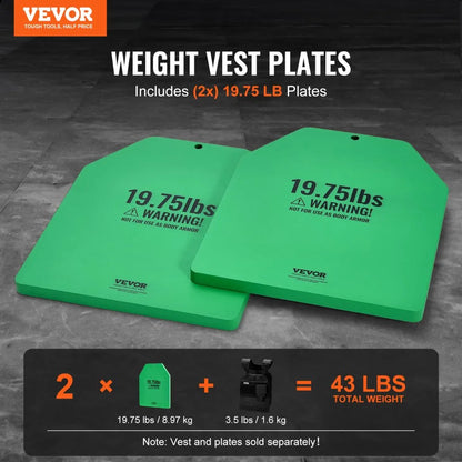 JSPB-19.75LB - Durable 2x19.75 LB Weight Plates for Enhanced Training