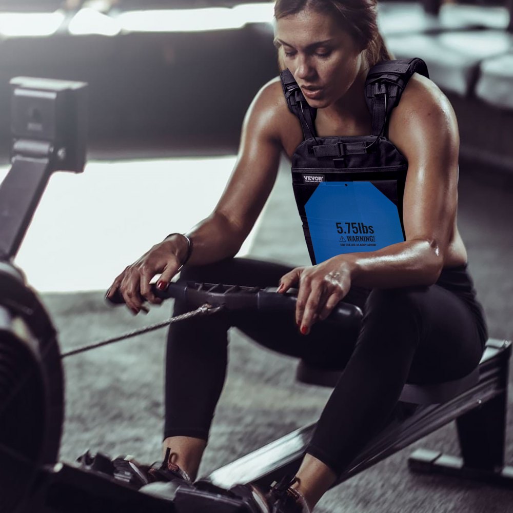 JSPB-5.75LB - Durable 2-Pack 5.75 lb Steel Weight Vest Plates