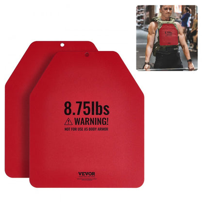 JSPB-8.75LB - Durable 8.75 lb Weight Plates for Vests (Pair)