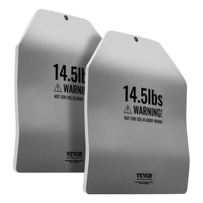 JSCB-14.5LB - Ergonomic 14.5 lb Curved Weight Vest Plates, 12.2x10 in
