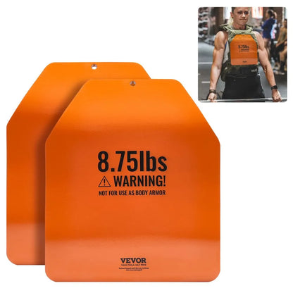 JSCB-8.75LB - Set of 2 Curved 8.75 LB Weight Vest Plates