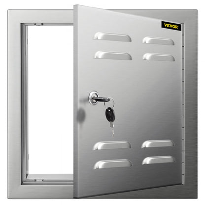 CGM-12x12IN - Premium 12"x12" Stainless Steel BBQ Access Door with Vents