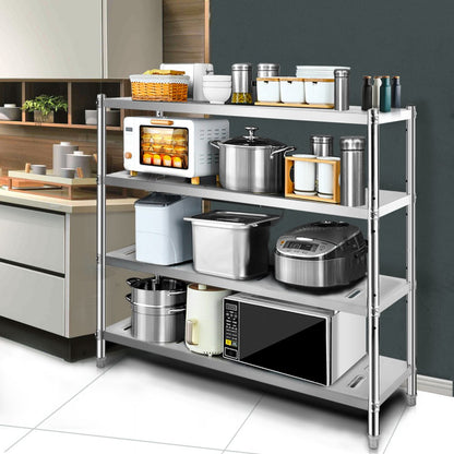 VV-SSPS-4-60 - Heavy Duty Stainless Steel Shelf, 59.1" x 17.7" x 61"