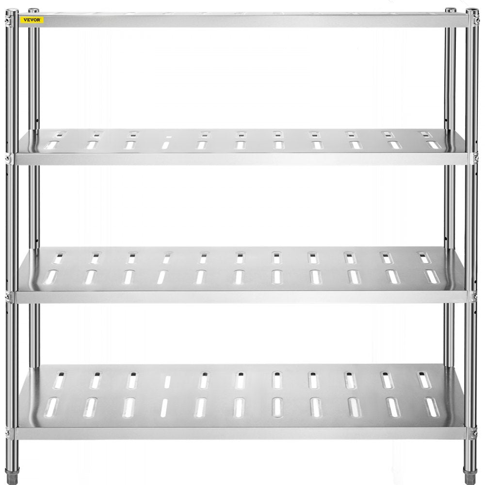 VV-SSPS-4-60 - Heavy Duty Stainless Steel Shelf, 59.1" x 17.7" x 61"