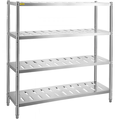 VV-SSPS-4-60 - Heavy Duty Stainless Steel Shelf, 59.1" x 17.7" x 61"