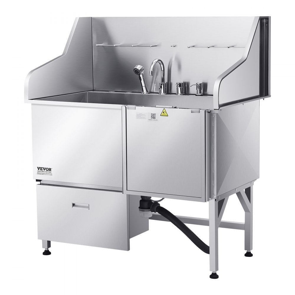 LZX-16R - Stainless Steel Dog Bath Tub with Leak-Proof Design