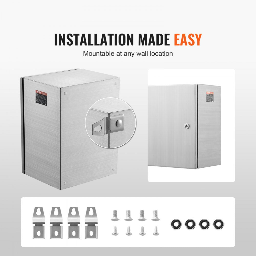 SP-B3-504020 - 20" Stainless Steel Electrical Box with IP66 Protection