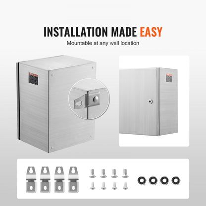 SP-B3-504020 - 20" Stainless Steel Electrical Box with IP66 Protection