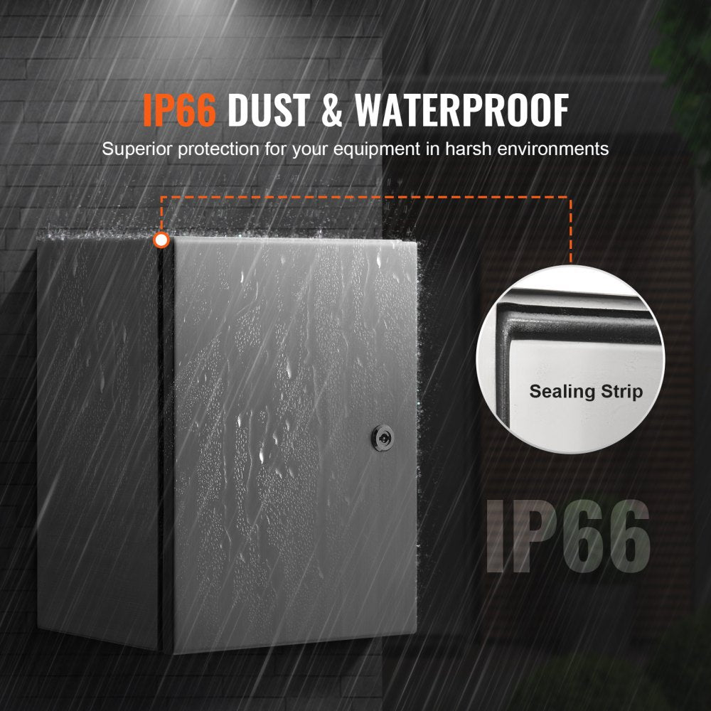 SP-B3-605020 - 24" x 20" VEVOR 304 Stainless Steel Electrical Box for Outdoor Use