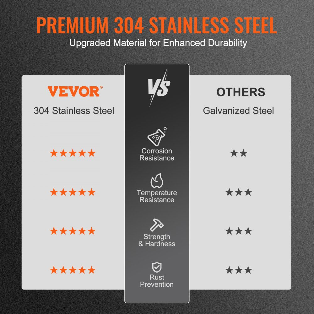 SSRC-9*13 - Durable 304 Stainless Steel Chimney Cap with Easy Installation