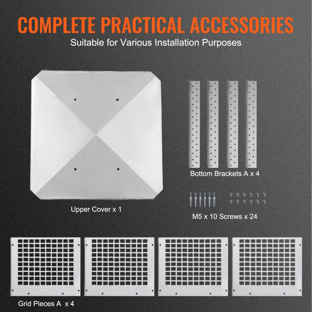 SSRC-12*12 - 12x12" Durable 304 Stainless Steel Chimney Cap with Easy Installation