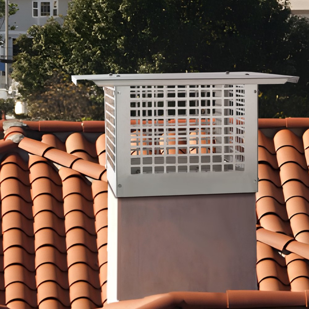 SSRC-17*17 - Durable 304 Stainless Steel Chimney Cap for Reliable Protection