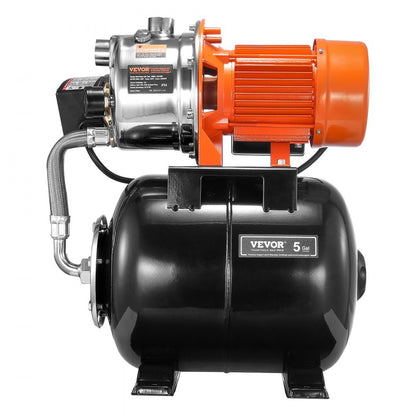 ZX51000 - 1.6 HP Stainless Steel Well Pump with 5-Gallon Tank