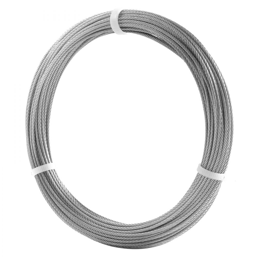 S1/16-66 - 66ft High-Strength Stainless Steel Wire Rope for Outdoor Use