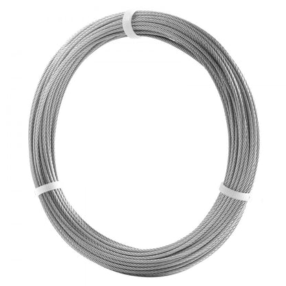 S1/16-66 - 66ft High-Strength Stainless Steel Wire Rope for Outdoor Use