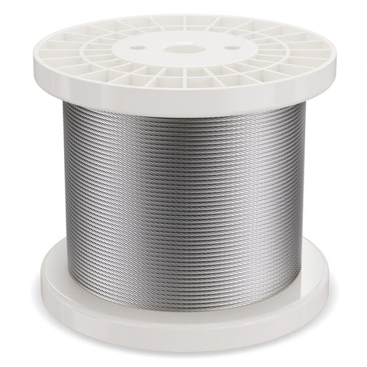 S1/8-600 - High-Strength 1/8" Stainless Steel Wire Rope for Outdoor Use