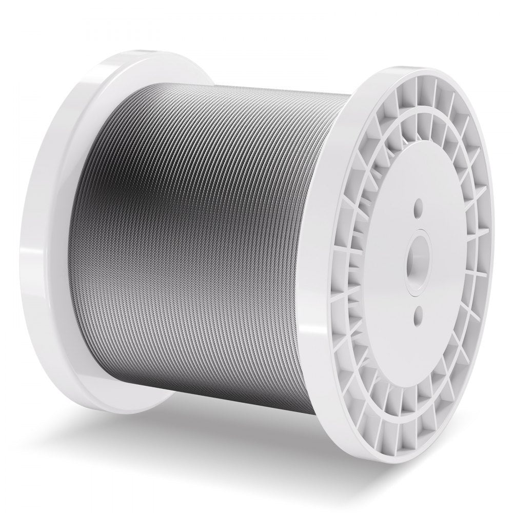 S1/8-1000 - 1/8" Durable T316 Stainless Steel Wire Rope for Outdoor Use