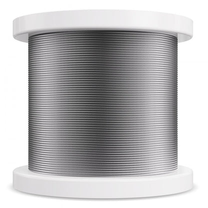 S1/8-1000 - 1/8" Durable T316 Stainless Steel Wire Rope for Outdoor Use