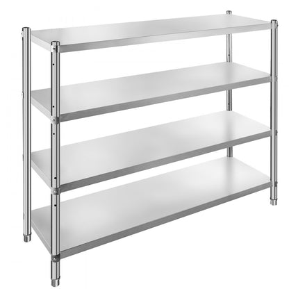 VV-SSS-4-72 - 4-Tier Stainless Steel Shelf with 330 lbs Capacity