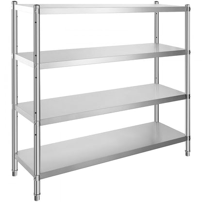 VV-SSS-4-72 - 4-Tier Stainless Steel Shelf with 330 lbs Capacity