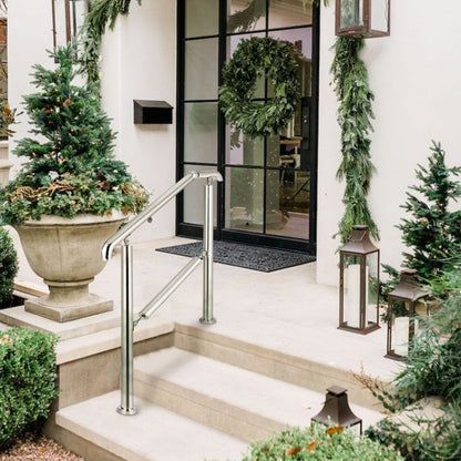 BXG-3STEP - Adjustable 304 Stainless Steel Handrail for 2-3 Steps, 441 lbs Capacity