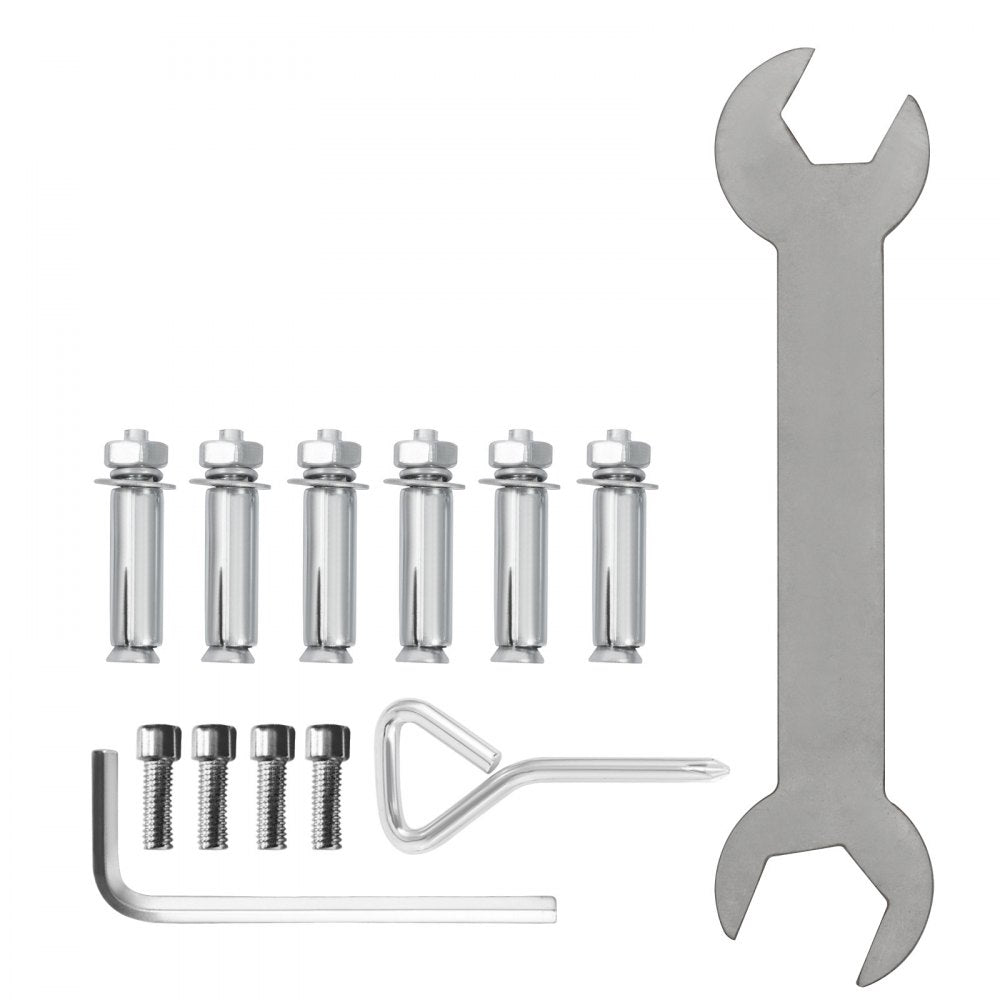 BXG-3STEP - Adjustable 304 Stainless Steel Handrail for 2-3 Steps, 441 lbs Capacity