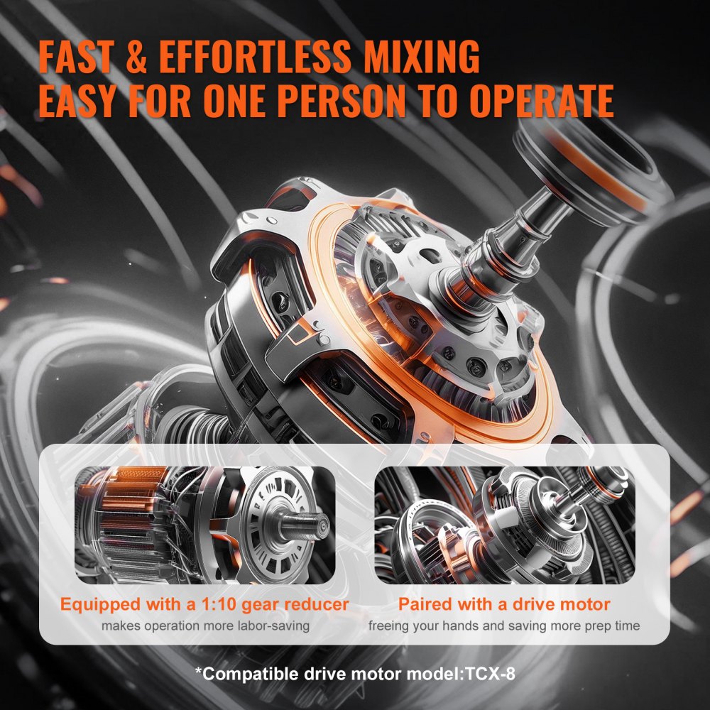 BME10 - 15 Pound Stainless Steel Meat Mixer with Adjustable Feet