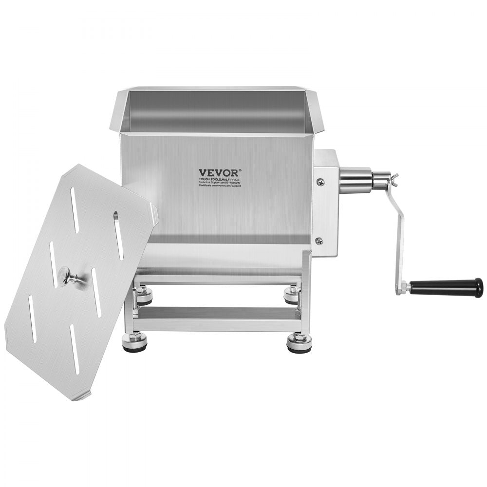 BME10 - 15 Pound Stainless Steel Meat Mixer with Adjustable Feet