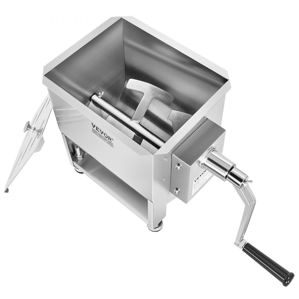 BME10 - 15 Pound Stainless Steel Meat Mixer with Adjustable Feet