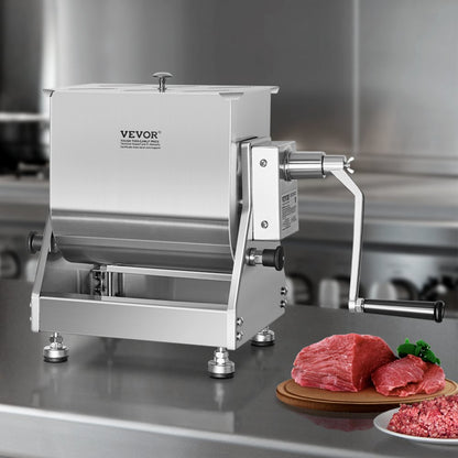 BME20-T - 30-Pound Stainless Steel Meat Mixer with Tilt Design