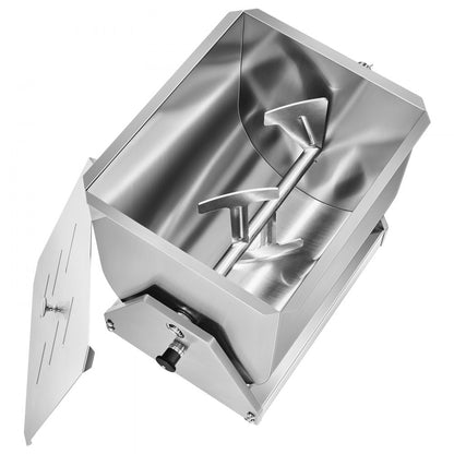 BME20-T - 30-Pound Stainless Steel Meat Mixer with Tilt Design