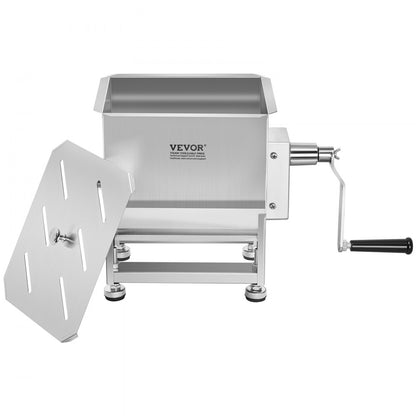 BME20 - 30lb Stainless Steel Meat Mixer with Adjustable Height & Easy Clean